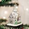 Old World Christmas 4.25 In Sparkling Cathedral Christmas Tree Ornament , Glass Ornament Church